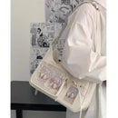 the SEE ME NOW - Shoulder Bag Women Transparent Bag, School Crossbody Bag, Female Japanese Designer Preppy Handbag/Purse