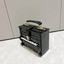 the SYMPHONY - Luxury Designer Crossbody Shoulder Bag for Women, Piano Shape Handmade Bags, Purse Messenger Bag