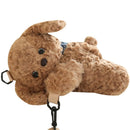 the PUPPY PURSE - Pacha Dog Shoulder Bag Plush Doll Messenger Bag, Cartoon Mobile Phone Bag, Girls Coin Purse Gift