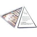 the GEMSTOME PYRAMID - 36 PCS/Box Natural Healing Crystals Mineral Specimens Irregular Tumbled Stones Rock Collection Box For Kids Research Teaching