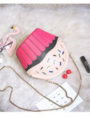 the CUPCAKE - Fashion Cakes Diamond Party Casual Purse, Ladies Chain Shoulder Bag, Handbag Crossbody Mini Messenger Bag
