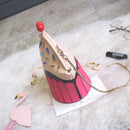 the CUPCAKE - Fashion Cakes Diamond Party Casual Purse, Ladies Chain Shoulder Bag, Handbag Crossbody Mini Messenger Bag