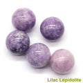 5PCS / Set Mini 16mm Natural Stones Crystals Round Ball Healing Reiki Amethyst Rose Quartz Energy Chakra Globe Beads Specimen