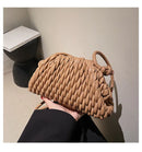 the BASKETWAVE - Luxury Brand Shoulder Bag for Women, Fashion Embroidered Thread Messenger Bag, Cute Purse Crossbody Bag, Designer Clutch Hobos