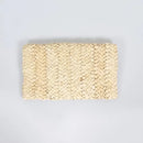 the LETTER BAG - Fashionable Corn Husk Straw Bags, Hand-Woven Women Clutch, Envelope Handbag Long Purse for Female, Summer Beach Bag