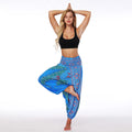 Women Pants 2023 Trousers Women'S Pants Summer Autumn Loose Yoga Trousers Baggy Boho Aladdin Jumpsuit Harem Pants Women Clothing