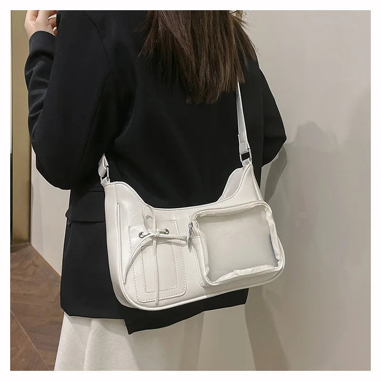 the SEE ME NOW - Shoulder Bag Women Transparent Bag, School Crossbody Bag, Female Japanese Designer Preppy Handbag/Purse