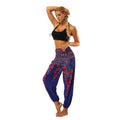 Women's Clothing Harem Pants, Bohemian Yoga Pants,Flowy Trouser Yoga Boho Hippie Clothes Pilates Pants with Pocket