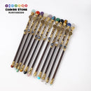 the CONSTELLATION SCEPTER - 1Piece 12 Constellation Crystal Stone Wand, Magic Gem Healing, Home Decor, Easter Halloween Creative Gifts