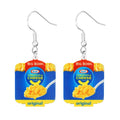 the PANTRY - Canned Bottle Snack Design Dangle Earrings, Cute Acrylic Jewelry Creative Food Ornaments