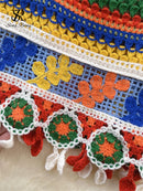 the HIPPIE BOHO - Bohemian Rainbow Knit Hooked Flower Hollow Out Sleeveless Summer Beachwear Colorful Camis