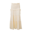 the BOHO CHIC - 2 Piece Set Women Outfit Crop Top and Skirt Sets Fashion Summer Outfits for Women Vacation Ruffle Beach Outfits