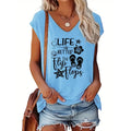 New Women's Sleeveless Vest Summer Tank Tops Fashion Letter Printed Top Spring And Summer Sleeveless T-Shirt Beach Women Clothes