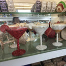 the MARTINI - Diamond Goblet Clutch Purse, Luxury Brand Handbag, Fashion Luxury Designer Bags