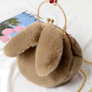 the BUNNY BAG - Cute Plush Rabbit Crossbody Bags for Women, Cute Purses and Handbags, New Rabbit Ear Shoulder Messenger Bag