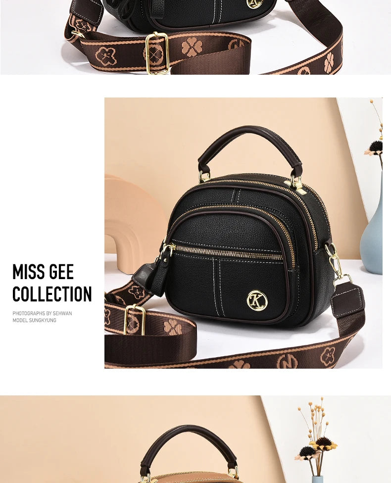 the BARREL BAG - Mini Fashion Crossbody Bag, Trendy Multi-Layer Shoulder Bag, Women's Casual Handbag & Purse