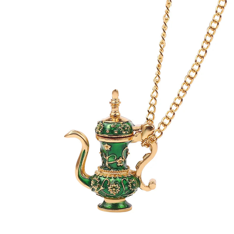 the MOUSE'S TEACUP - Fashion Enamel Mouse French Teapot Earrings/Necklace for Women, Accessories Style Jewelry Charm