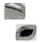 the KNOTTED RHINESTONE - Handle Rhinestones Knot Evening Bags, Silver Crystal Top Handle Bag for Women, Purses and Handbags Luxury Designer Handbag Tote