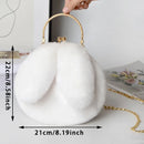 the BUNNY BAG - Cute Plush Rabbit Crossbody Bags for Women, Cute Purses and Handbags, New Rabbit Ear Shoulder Messenger Bag