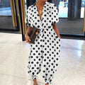 the JUMPSUIT - Fashion Print Short Sleeves V-Neck Loose Playsuit Pocket Vintage Jumpsuits for Women