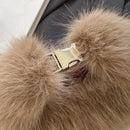the FUR BALL - Plush Shoulder Bag, Women Soft Fluffy Crossbody Bag, Faux Fur Luxury Handbag, Winter Women's Bag, Clutch Purse for Women