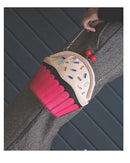 the CUPCAKE - Fashion Cakes Diamond Party Casual Purse, Ladies Chain Shoulder Bag, Handbag Crossbody Mini Messenger Bag