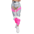 Y2K Festival Pants Women's Rave Chaps Ladies Sexy Hollow Out Patchwork/ Solid Loose Fit Buckle Trousers for Club Wear Bottomless