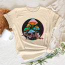 the RETRO MUSHROOM - Mushrooms Graphic Anime Streetwear Harajuku T-Shirts for Women