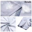 the ROUTE 66 - Pattern 3D Print V-Neck Casual Short Sleeve Oversized Pullover Fashion T-Shirts for Women