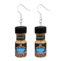 the PANTRY - Canned Bottle Snack Design Dangle Earrings, Cute Acrylic Jewelry Creative Food Ornaments