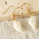 the BEACH TREASURES - 5pair/sets Bohemian Conch Shell Earrings Set for Women, Exquisite Starfish Summer Jewelry