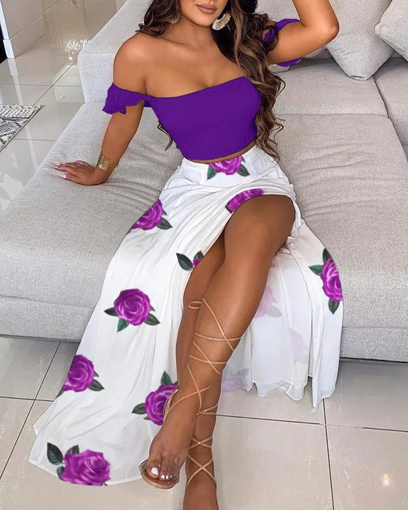 Elegant Women's Dresses Combination Sexy Sets Summer Bohemian Set For Women 2 Piece Sets Women Outfit Summer 2024 Костюм С Юбкой