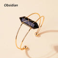 1PC Natural Crystal Double Pointed Hex Prism Bracelet Women Reiki Healing Energy Strand Bracelet  Jewelry Stylish Birthday Gift