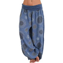the HAREM BOHO - Summer Fashion Printed Long Wide Leg Loose Bohemian Casual Vintage Casual Harem Pants