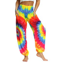 the YOGA BOHO - Women's Bohemian Harem Hippie Yoga/Pilates Pants with Pockets