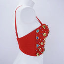the JEWELED POPSTAR - Sexy Club Corset Streetwear Casual Camis Summer Party Fashion Tank Tops