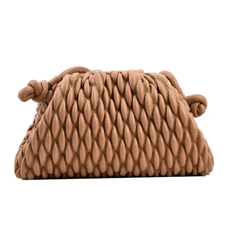 the BASKETWAVE - Luxury Brand Shoulder Bag for Women, Fashion Embroidered Thread Messenger Bag, Cute Purse Crossbody Bag, Designer Clutch Hobos