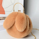 the BUNNY BAG - Cute Plush Rabbit Crossbody Bags for Women, Cute Purses and Handbags, New Rabbit Ear Shoulder Messenger Bag