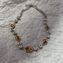 the HANDMADE HIPPIE - Fashion Metal Opal Necklace Punk Bohemia Pendant Chain for Women and Girls