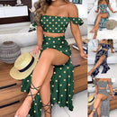 the SALSA BOHO - Elegant Bohemian Summer Sexy 2 Piece Sets Top and Skirt for Women