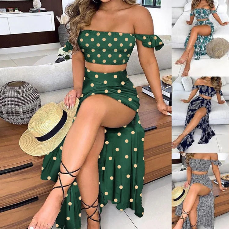 Elegant Women's Dresses Combination Sexy Sets Summer Bohemian Set For Women 2 Piece Sets Women Outfit Summer 2024 Костюм С Юбкой