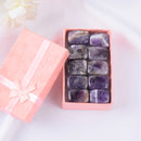 the ROCK PACK - 10 Pcs /Set Home Decoration Craft Stones, Gifts Natural Stone Set, Natural Tumbled Stone  Chakra Reiki Healing Stone Ornament