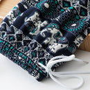 the SACRED ELEPHANT - Wide Leg High Waist Elephant Print Thin Straight Casual Bottoms Boho Pants