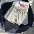 Women Wide Leg Loose Shorts Summer Female High Elastic Waist Drawstring Pocket Outdoor Homewear Sporty Pants CDPF-WYP-K3