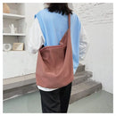 the MESSENGER - Canvas Totes Bags, Women Casual Handbags, Solid Color Shoulder Bag, Simple Messenger Bag Purses
