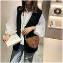 the GOTHIC HEART - Gothic Heart Blade Zipper Chain Crossbody Bags for Women/Girl, Casual Shoulder Purses Handbags