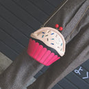 the CUPCAKE - Fashion Cakes Diamond Party Casual Purse, Ladies Chain Shoulder Bag, Handbag Crossbody Mini Messenger Bag