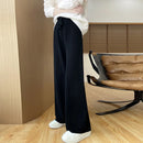 the CASUAL BOHO - Autumn/Winter Knitted High Waist Casual and Loose Straight Leg Pants