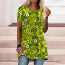 the FLORAL LEI - Summer Flower Floral 3D Print Short Sleeve Oversized T-Shirts for Women