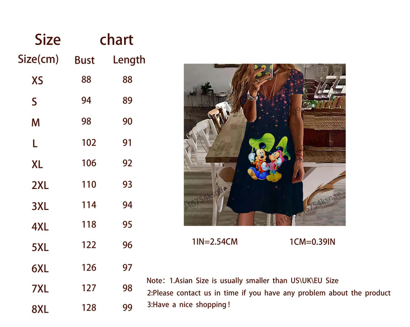 Disney   V Neck Women's Clothing Summer 2024 Dresses Verano White Dress Women Elegant Luxury Skirt Evening Gown Sexy Woman Dress